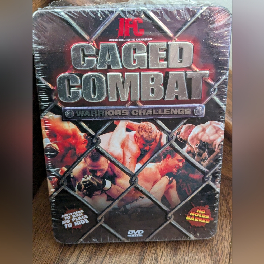 🍁IFC Caged Combat-Warriors Challenge [New DVDs] Collector's Ed, Tin Case 3